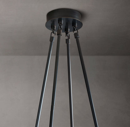Torche De Verre Round Chandelier 70"