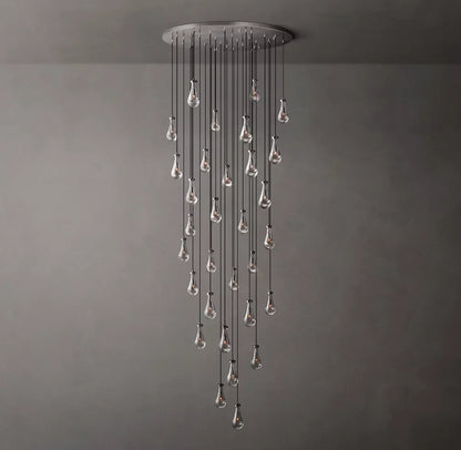 Rain Round Chandelier 60"