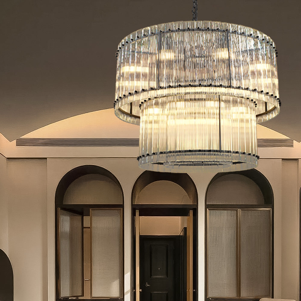 San Marco Two-tier Luxury Round Chandelier 37"