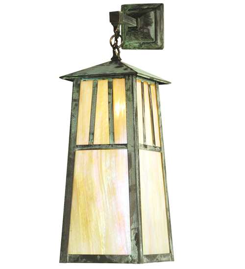 8" Wide Single Light Lantern Wall Sconce
