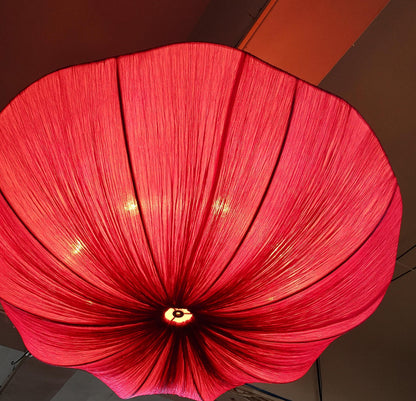 Silk Over Metal Living Room Chandelier