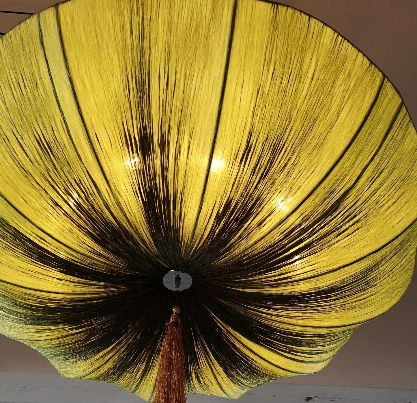 Silk Over Metal Living Room Chandelier