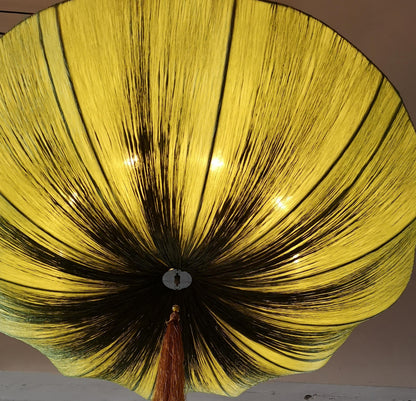 Silk Over Metal Living Room Chandelier