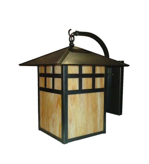 16" Wide Single Light Lantern Wall Sconce