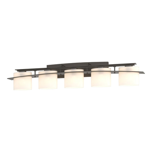 Arc Ellipse 5 Light Sconce 5-Light Opal Glass (GG) in Dark Smoke