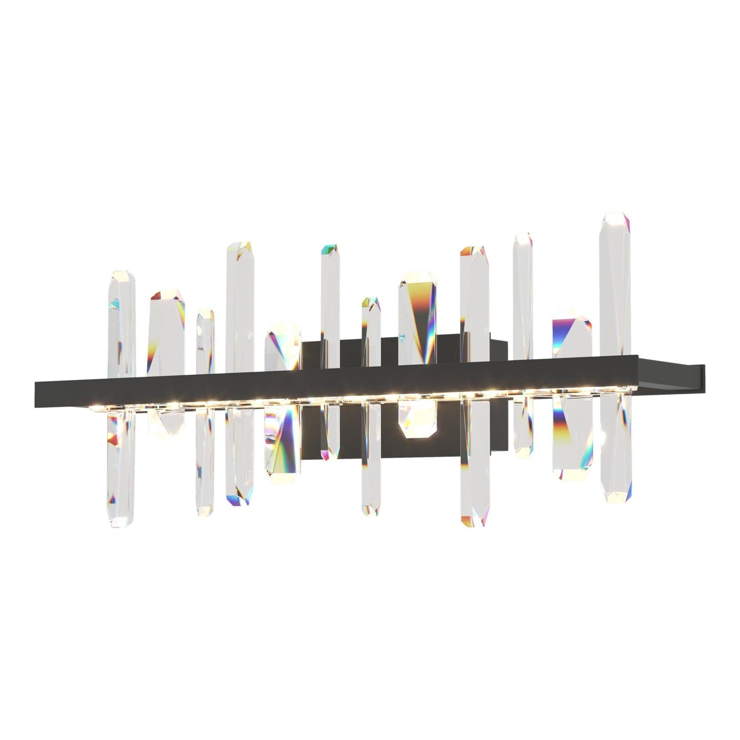 Solitude LED Sconce Crystal LED in Black