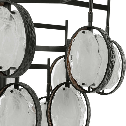 Uttermost Maxin 36" 15 Light Mid-Century Modern Industrial Large Chandelier