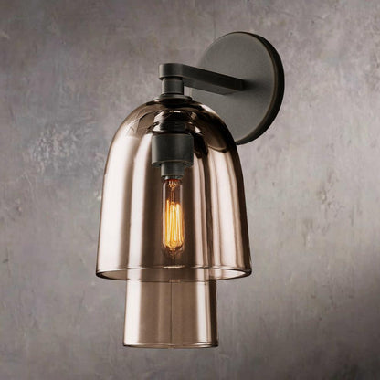 Bloms Amber Glass Wall Sconce