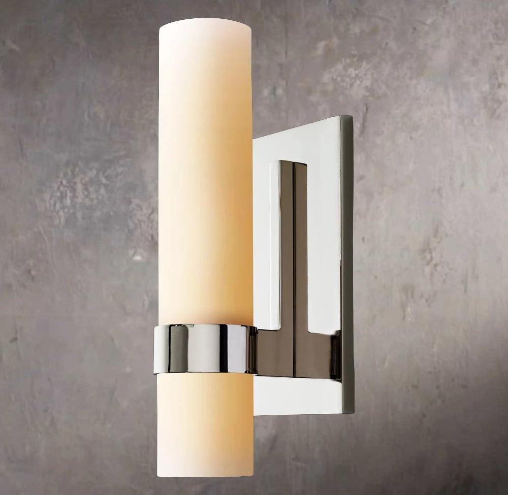Ravelles Opal Milk Wall Sconce 12"