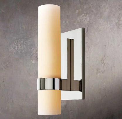 Ravelles Opal Milk Wall Sconce 12"