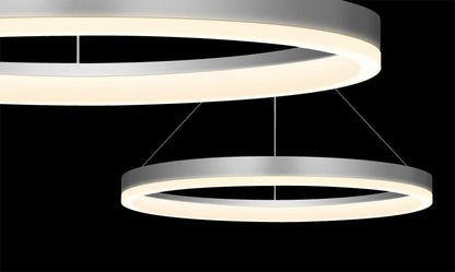 Corona 24" LED Pendant with Frosted Shade