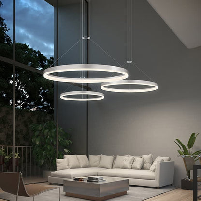 Corona 24" LED Pendant with Frosted Shade