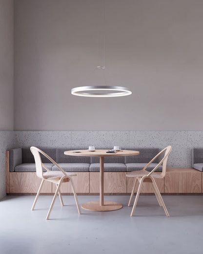 Corona 32" LED Pendant with Frosted Shade