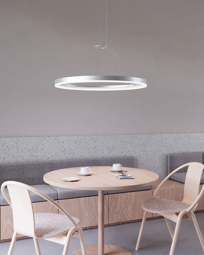 Corona 32" LED Pendant with Frosted Shade