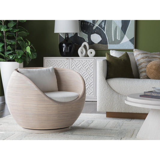 Artistica Home Solimar Rattan Swivel Chair