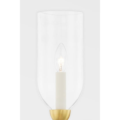 Classic No.1 8-Light Chandelier in Aged Brass by Mark D. Sikes 40L x 40W x 25.75H