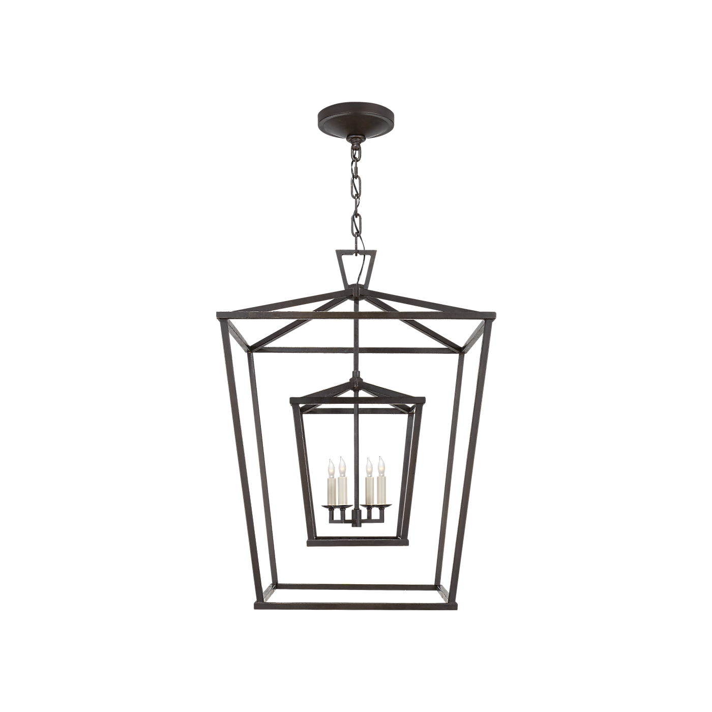 Darlana Large Double Cage Lantern