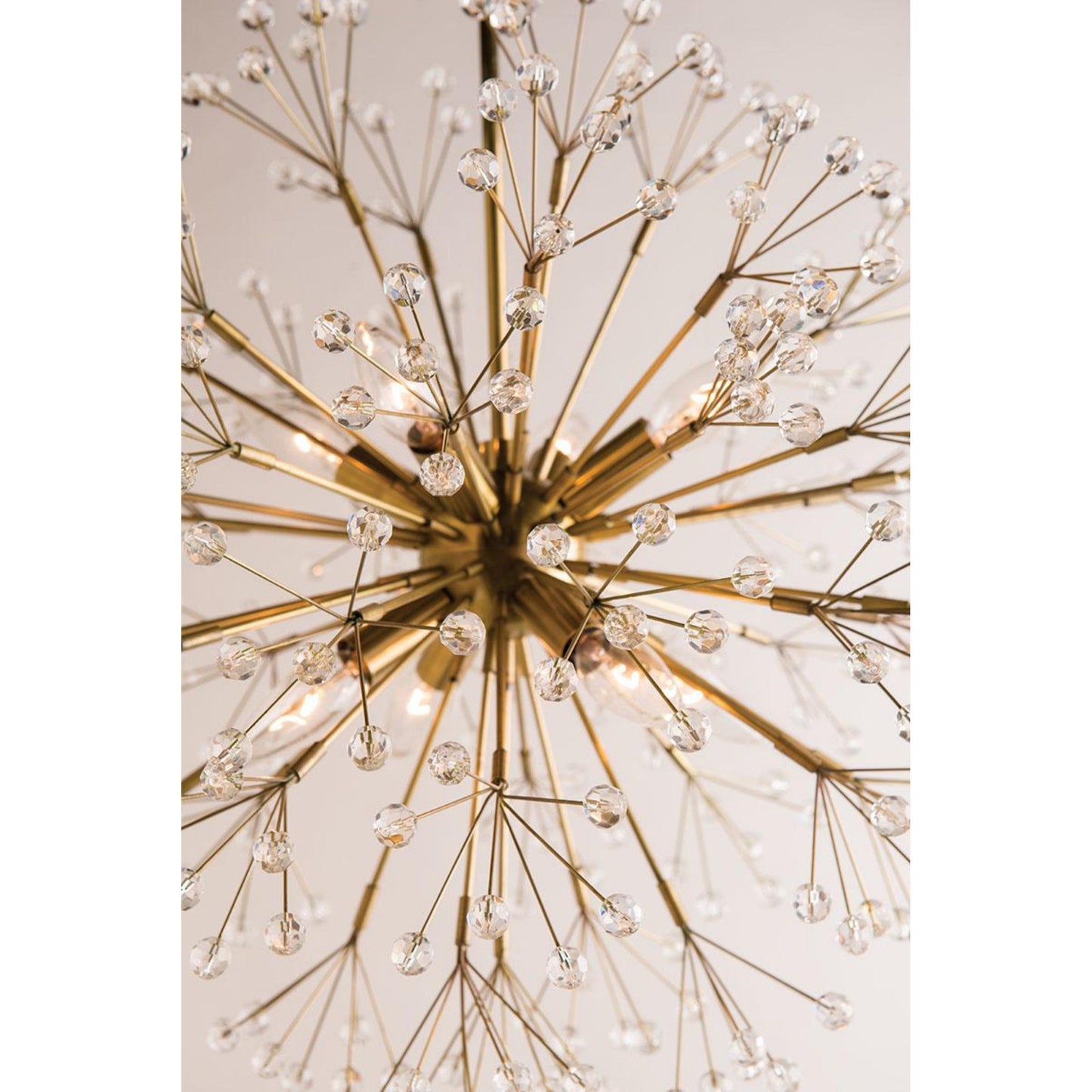 Dunkirk 8-Light Chandelier in Aged Brass 20L x 20W x 24H