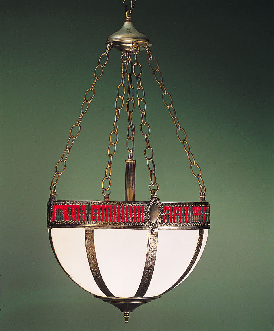 4 Light 16" Wide Pendant with Handmade Shade
