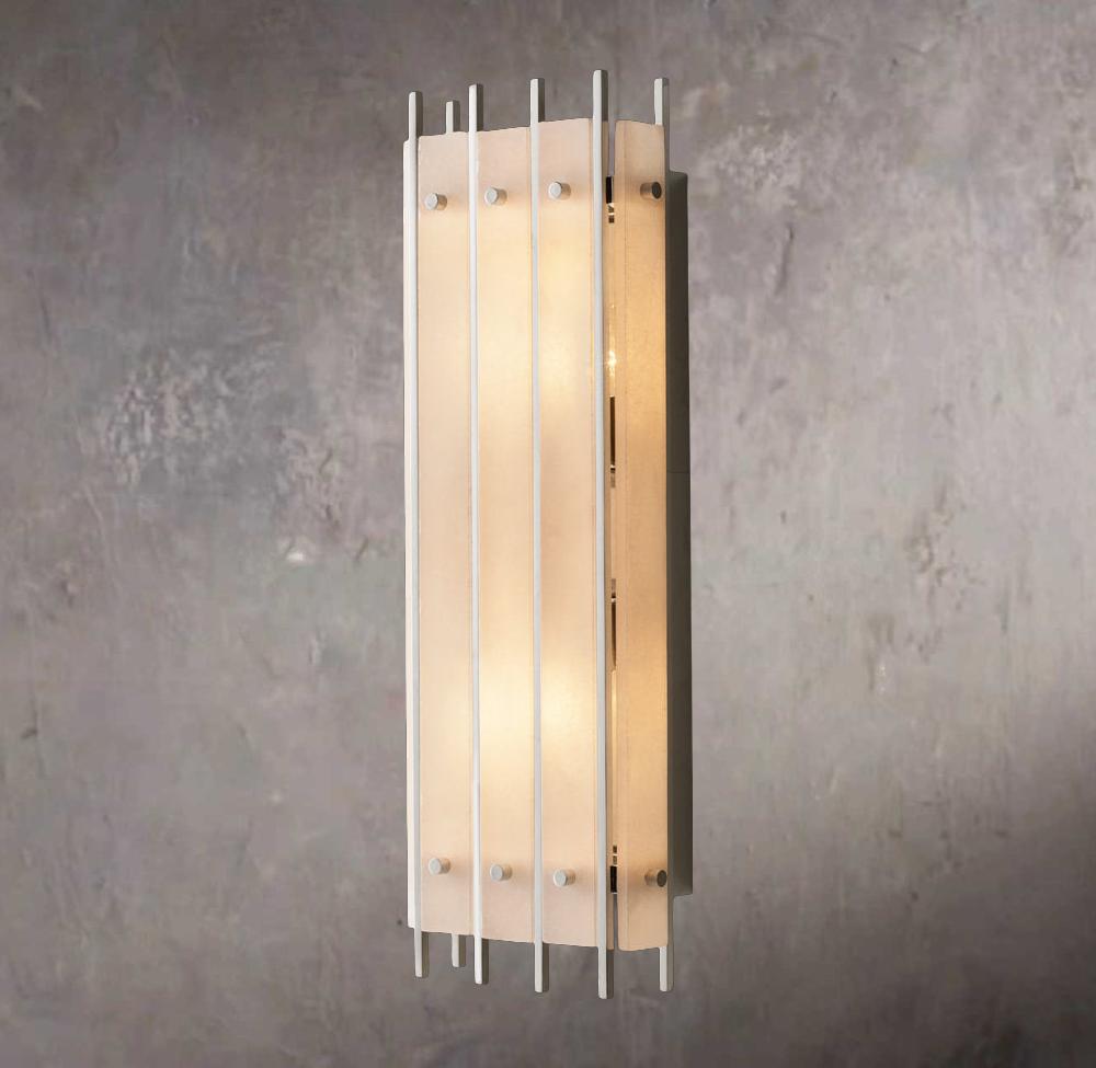 San Marcos Alabaster Grand Rectangular Wall Sconce