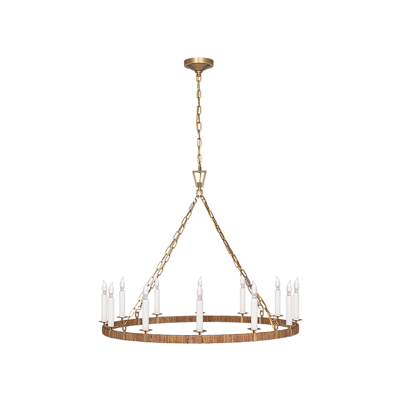 Darlana Large Wrapped Ring Chandelier