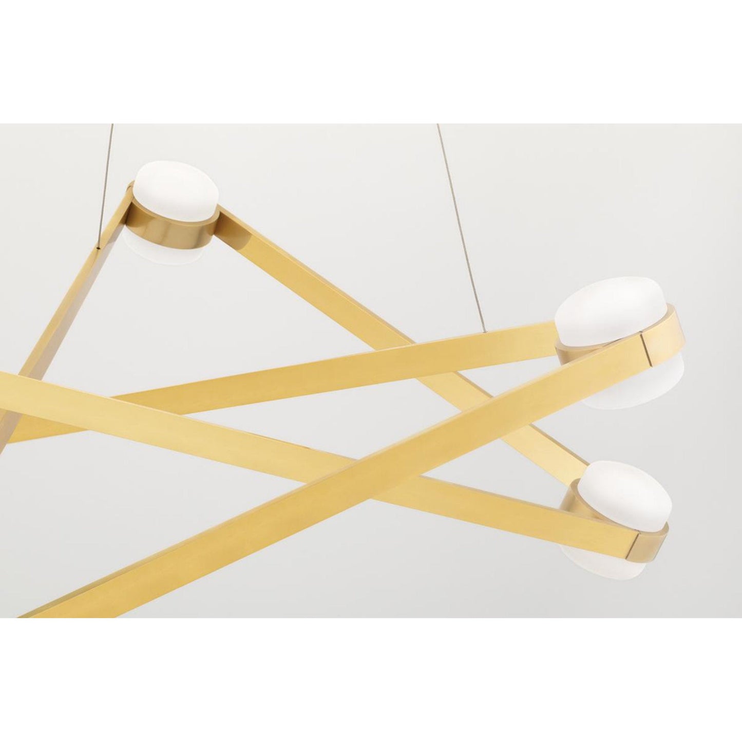 Orbit 6-Light Chandelier in Polished Nickel 38L x 38W x 13.75H