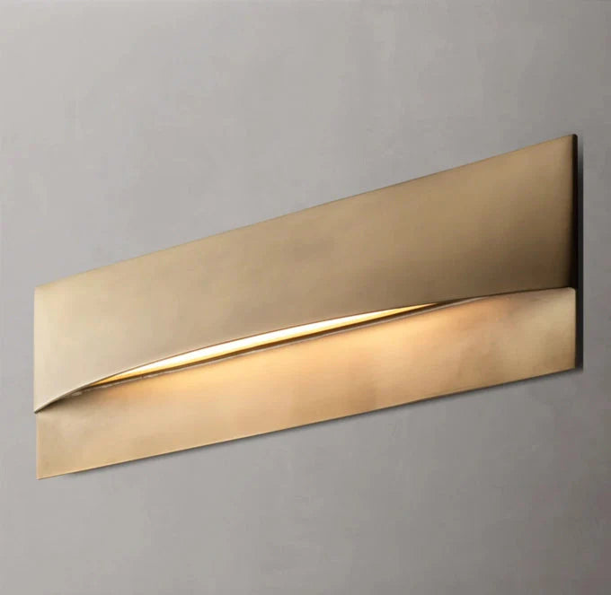 Taza Wide Rectangular Wall Sconce
