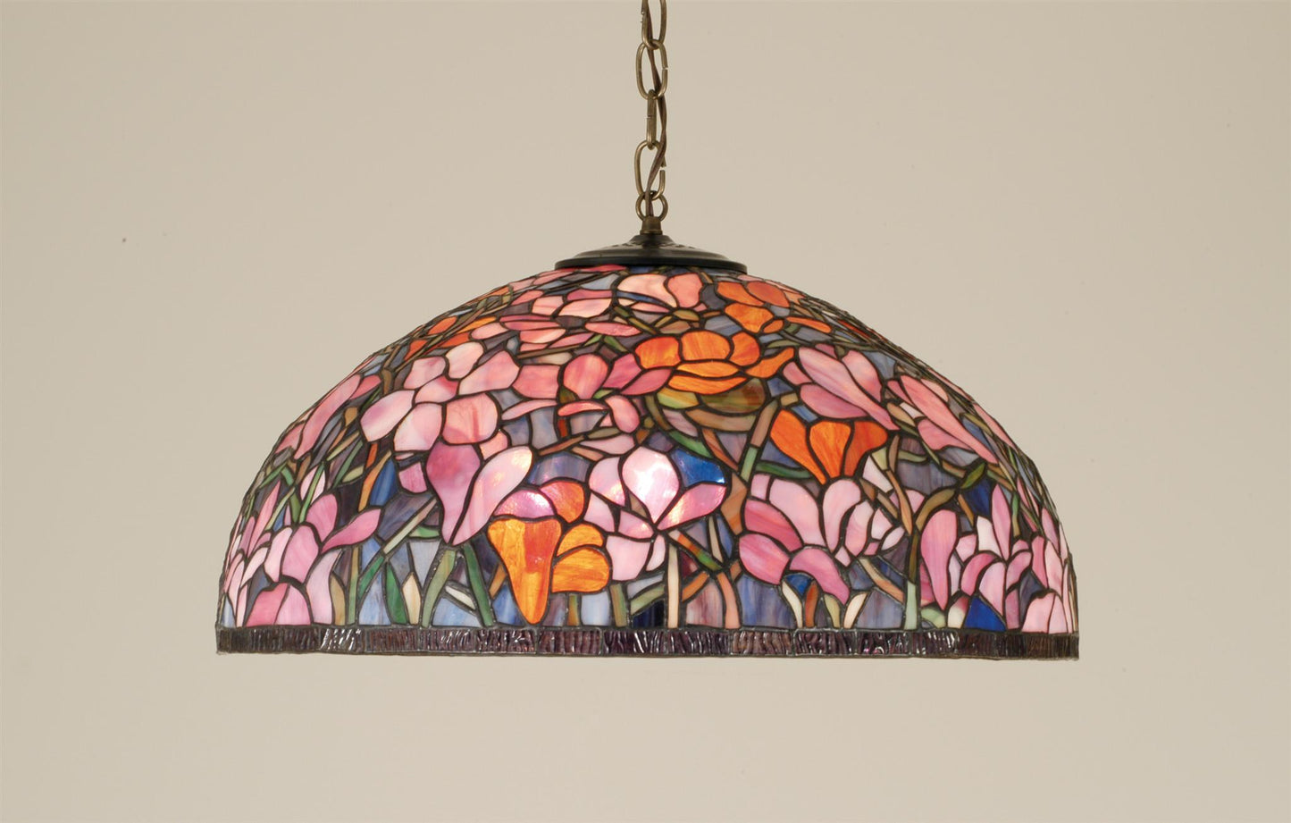 3 Light 22" Wide Pendant with Handmade Shade