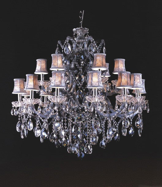 18 Light Maria Theresa chandelier ,Lavender