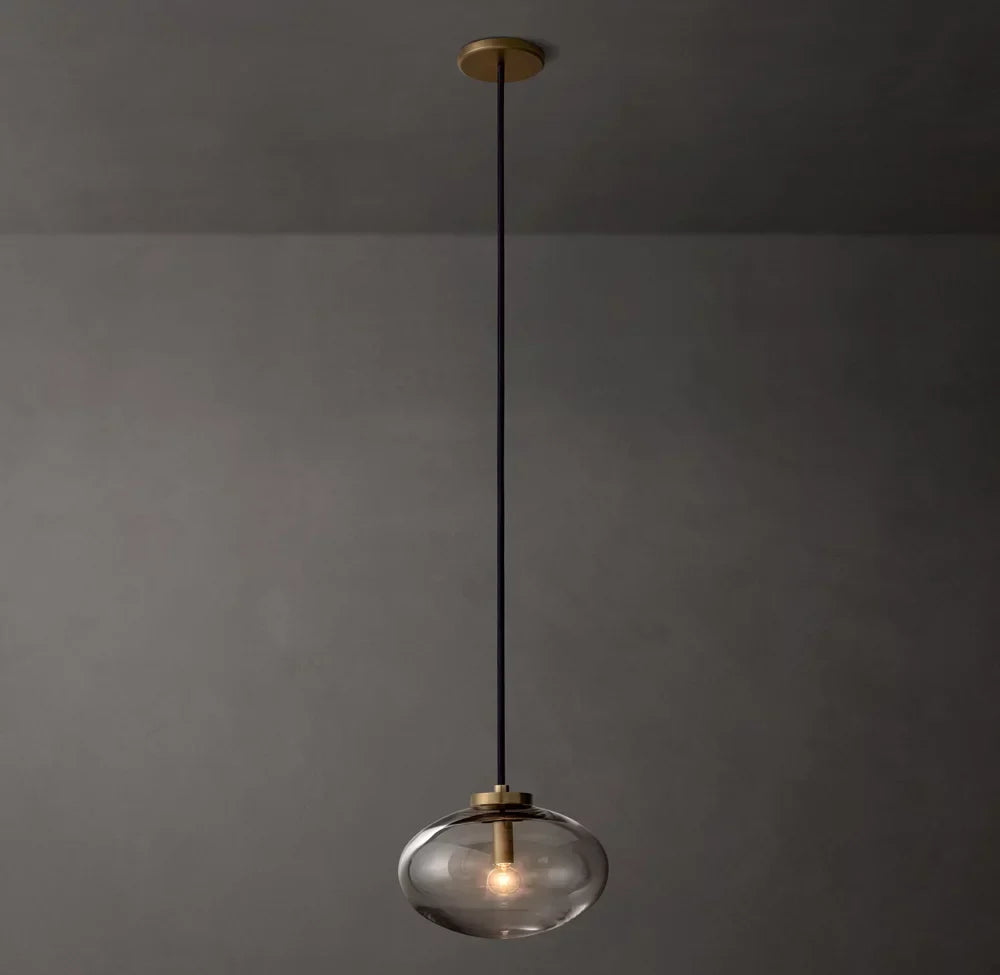 Cabrette Clear Glass Pendant