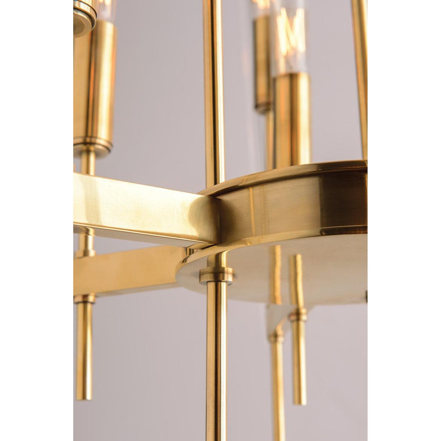 Bari 12-Light Chandelier in Polished Nickel 24L x 24W x 26.5H