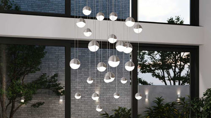 Grapes 24 Light 27" Wide LED Suspension Multi Light Pendant