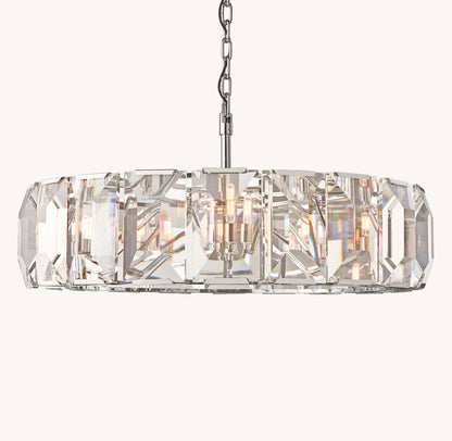 Harlows Crystal Round Chandelier 43"
