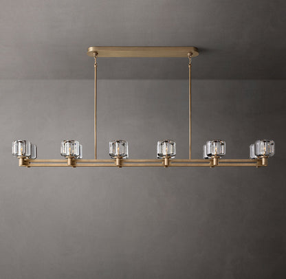 Demarett Dual Linear Chandelier 72"