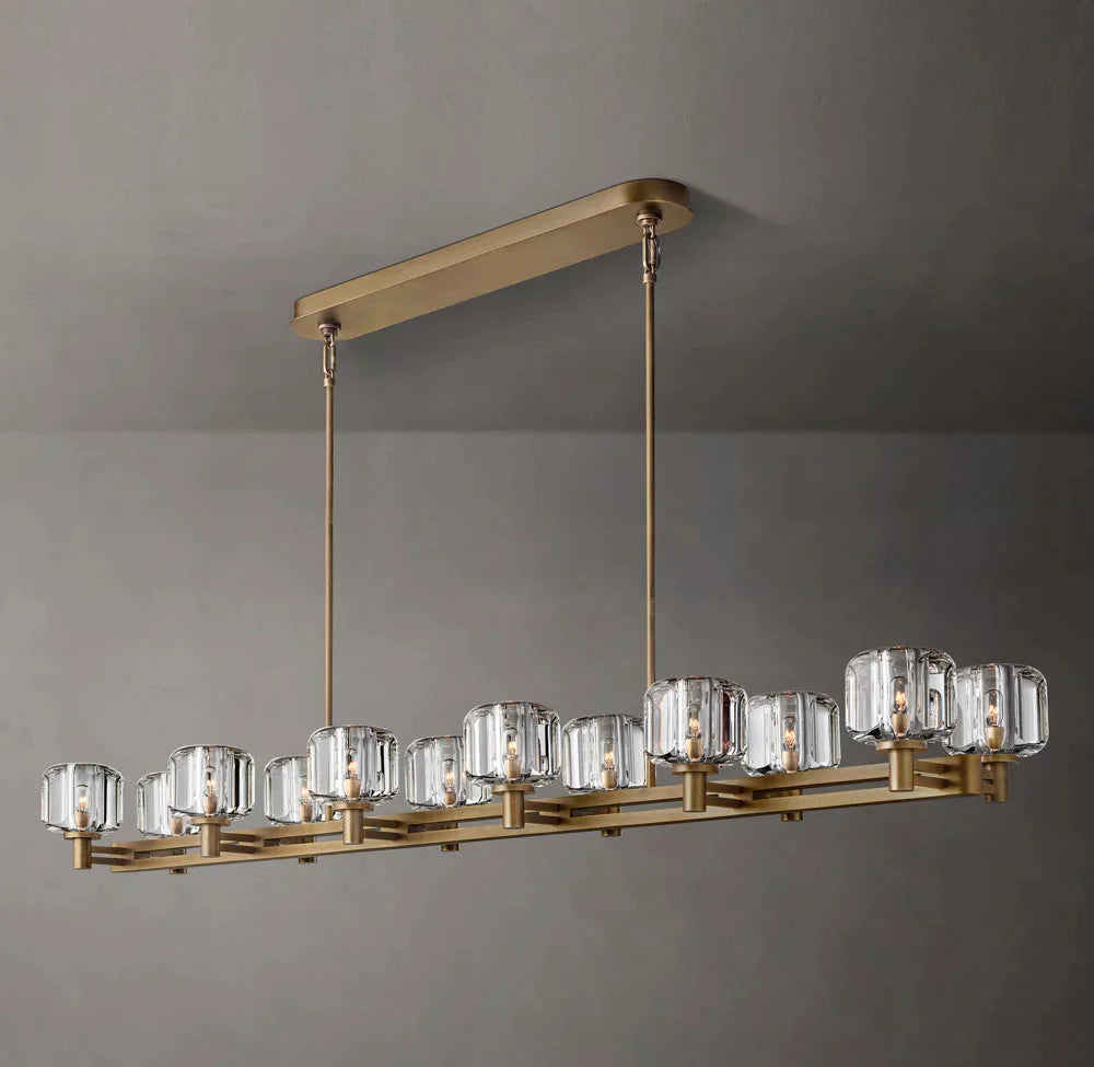 Demarett Dual Linear Chandelier 72"
