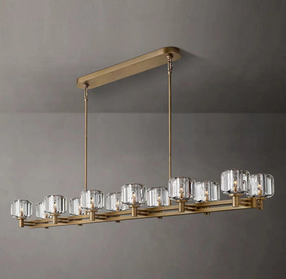 Demarett Dual Linear Chandelier 72"