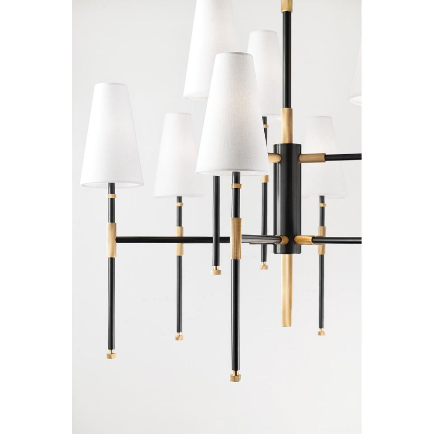 Bowery 15-Light Chandelier in Aged Old Bronze 48L x 48W x 40H