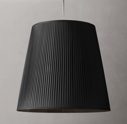 Reed?Pleated Barrel Pendant