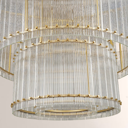 San Marco Two-tier Luxury Round Chandelier 37"
