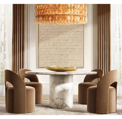 Chiara Clear Glass Round Chandelier 62"