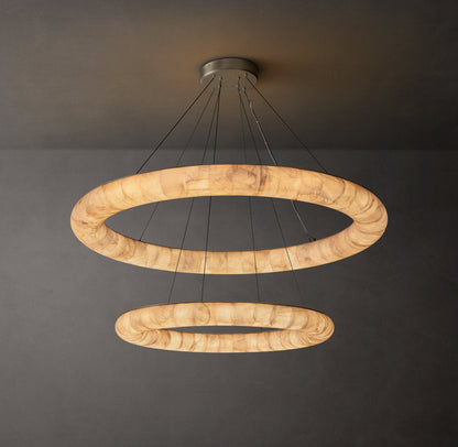 Rivage Smooth Dual-Level Circular Chandelier 61"