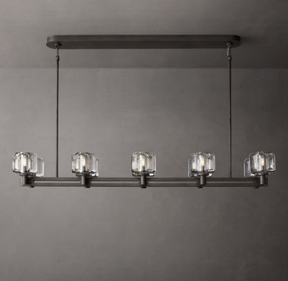Demaret Dual Linear Chandelier 54"