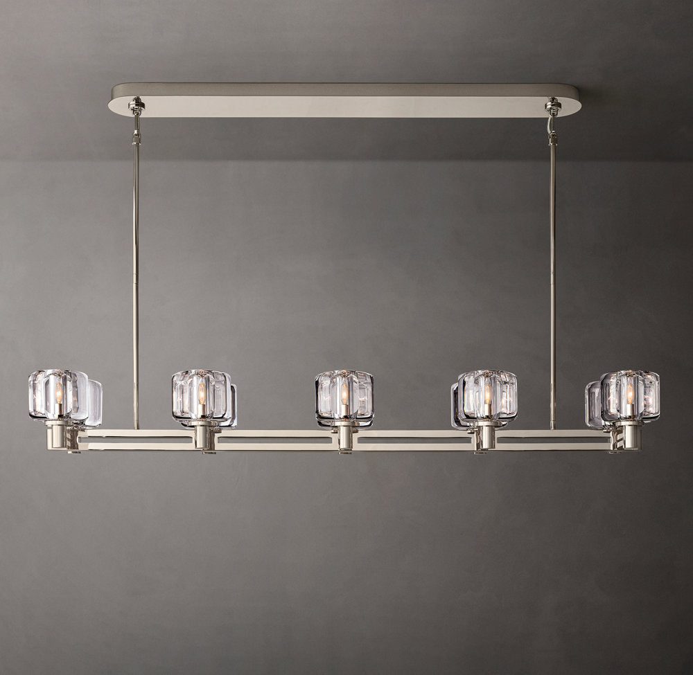 Demaret Dual Linear Chandelier 54"