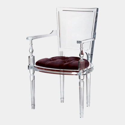 Global Views Marilyn Acrylic Arm Chair
