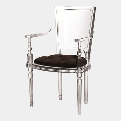 Global Views Marilyn Acrylic Arm Chair