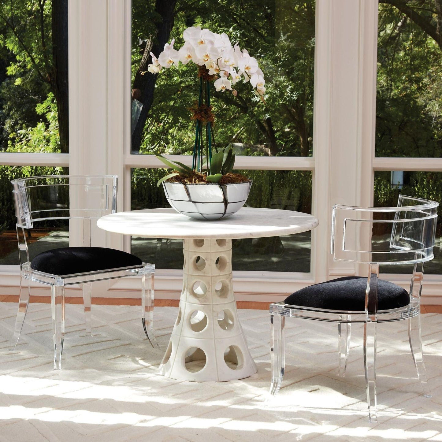 Global Views Klismos Acrylic Chair