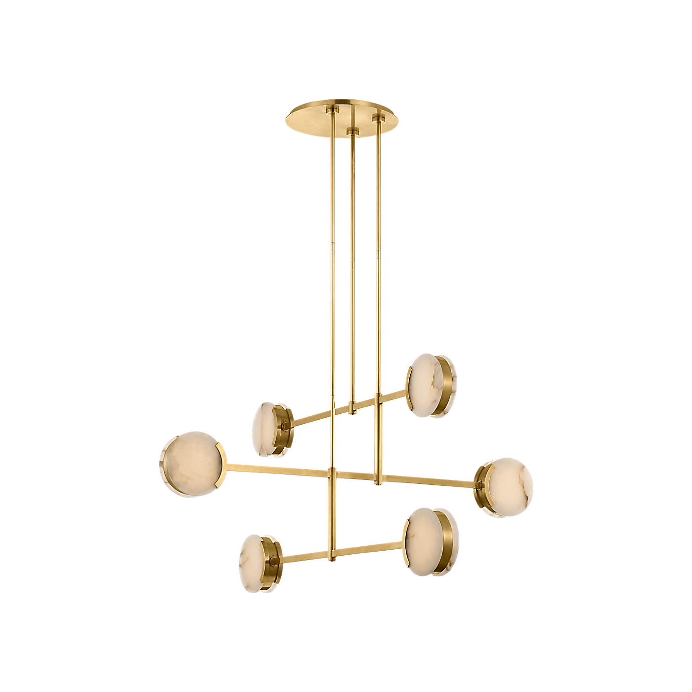 Melange 54" Multi-Positional Chandelier