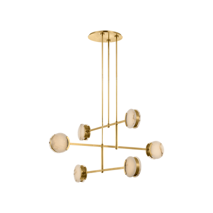Melange 54" Multi-Positional Chandelier