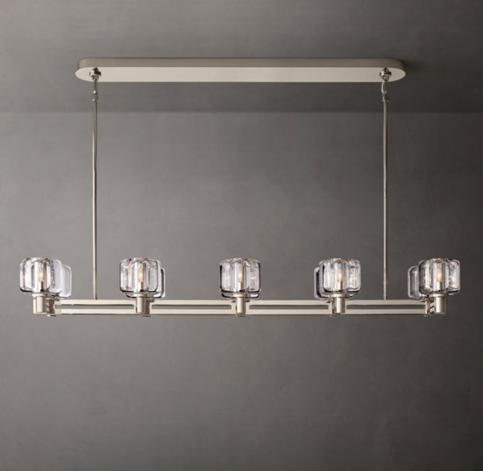 Demaret Dual Linear Chandelier 54"