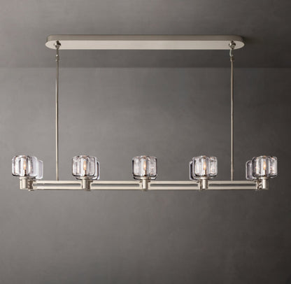 Demaret Dual Linear Chandelier 54"